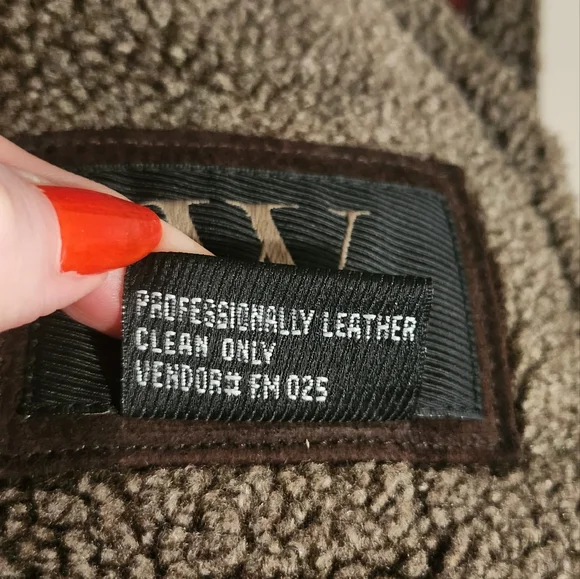 Vintage New York by Winlit Suede Leather Women's Jacket Brown Size M - Picture 9 of 9